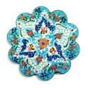 Sottopentola in ceramica celeste