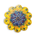 Sottopentola in ceramica giallo